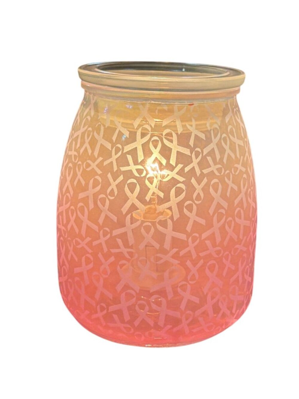 Scentsy 'Hope Strength & Love' Scent Warmer (w/Bulb)-New
